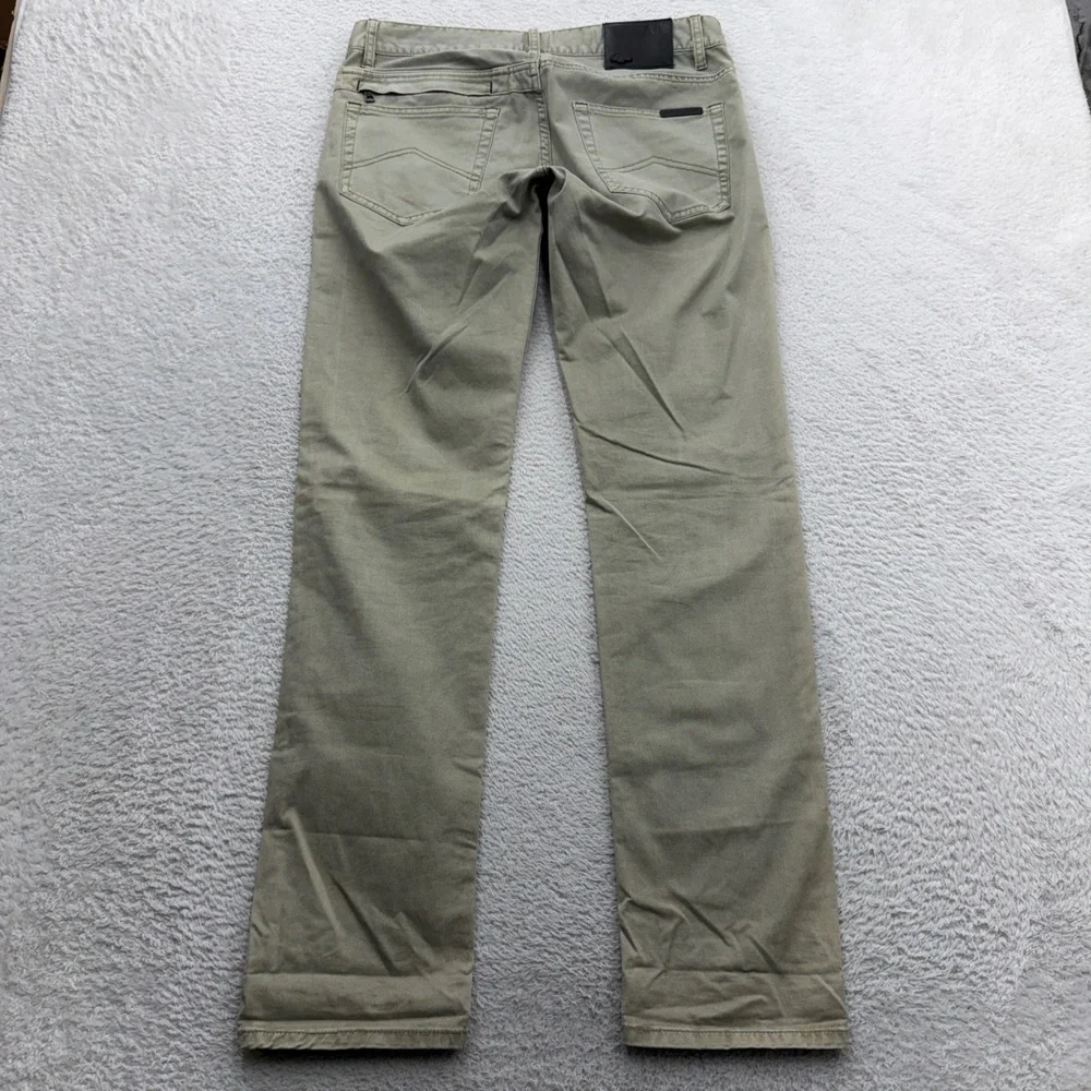 Armani Exchange J130 Skinny Fit Chino Pants Mens 31 Olive Green Stretch‎ Twill